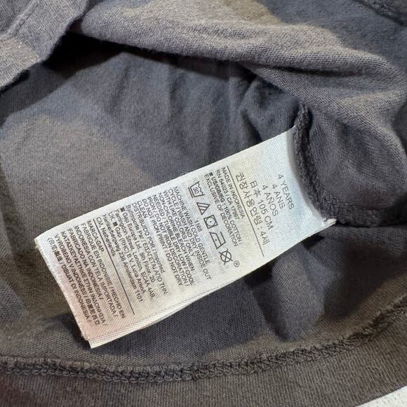 Disney GAP Toddler Girl 4T Grey Shirt 100% Cotton - Picture 4 of 5